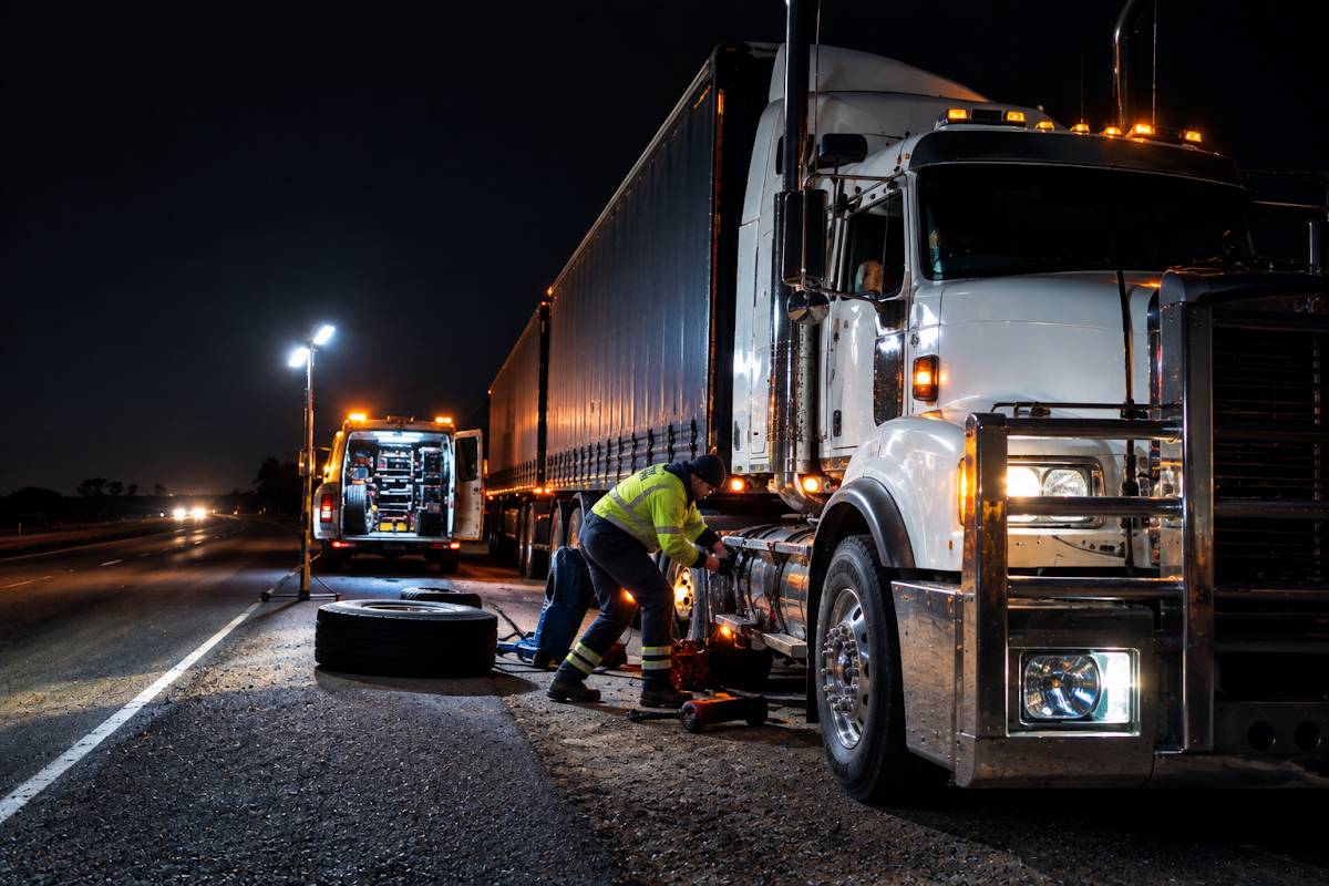 24/7 Truck tyre service photo 2