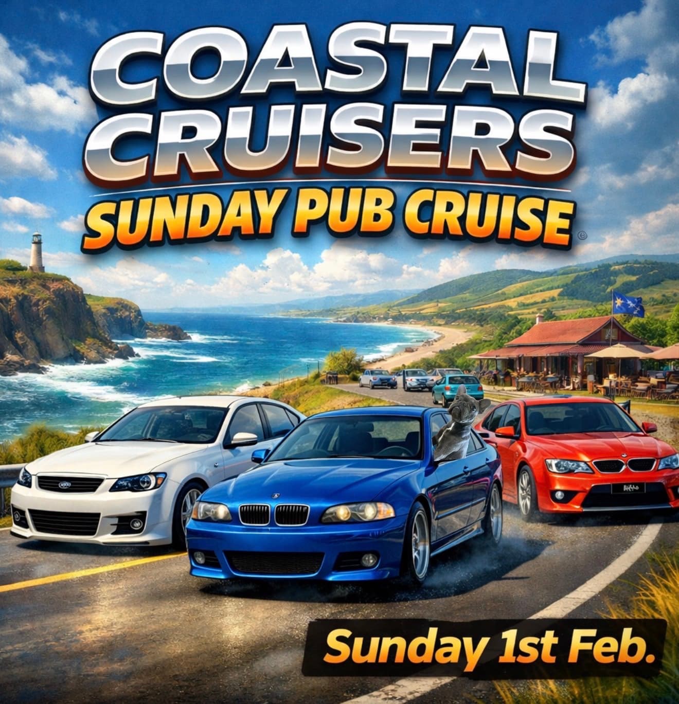Coastal Cruisers Sunday Pub Cruise