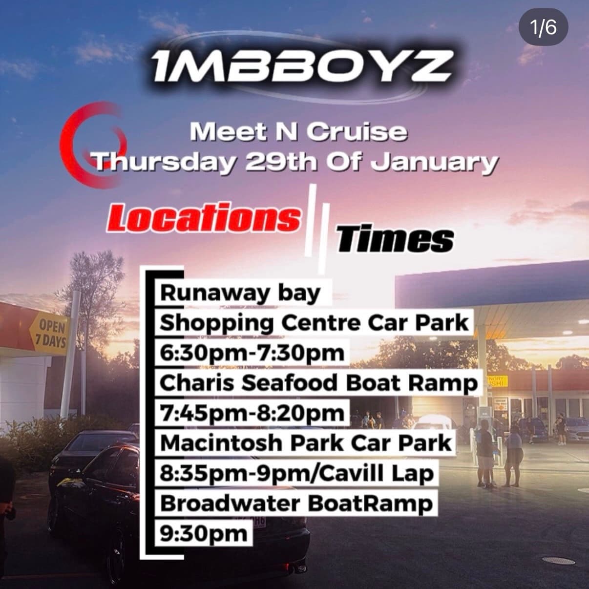 1MBboyz meet and cruise