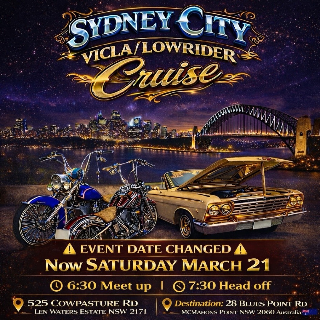 SYDNEY CITY VICLA/LOWRIDER CRUISE