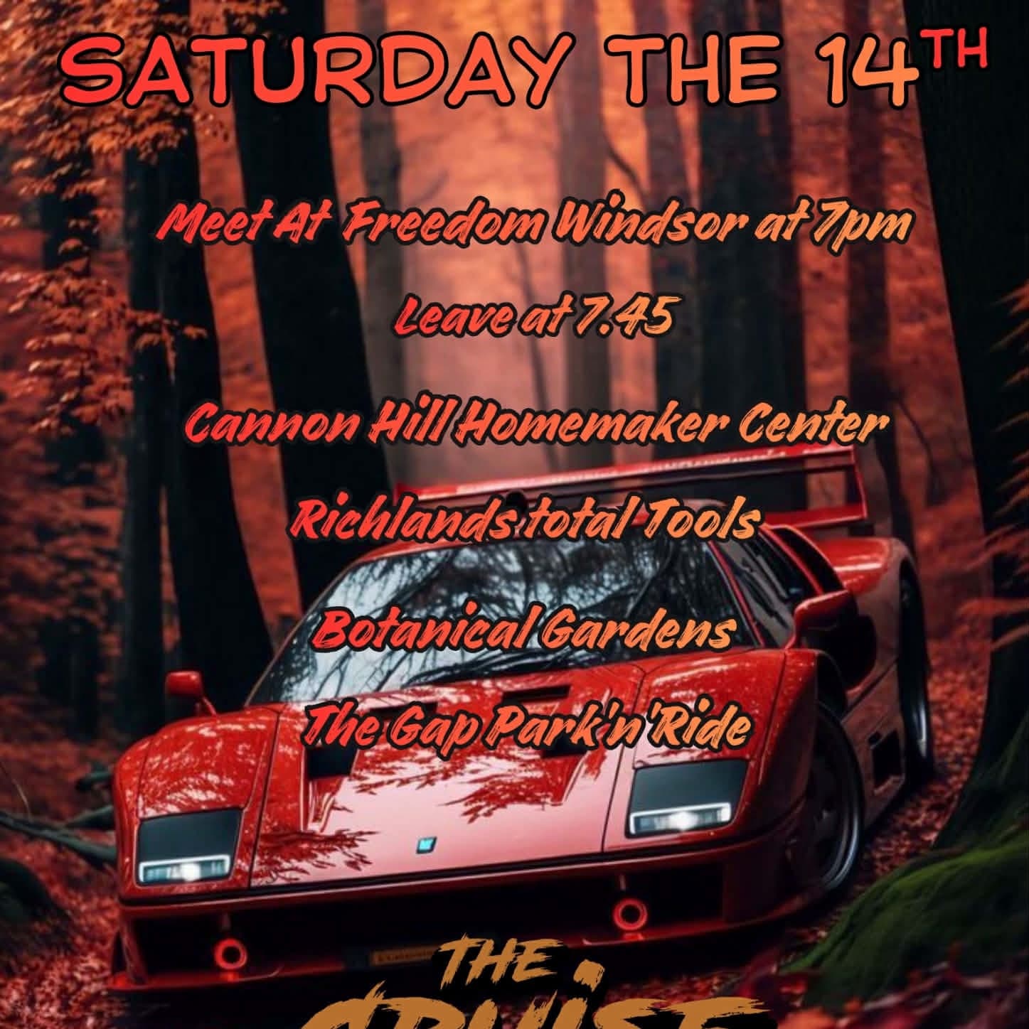 The Cruise Crew Saturday Event