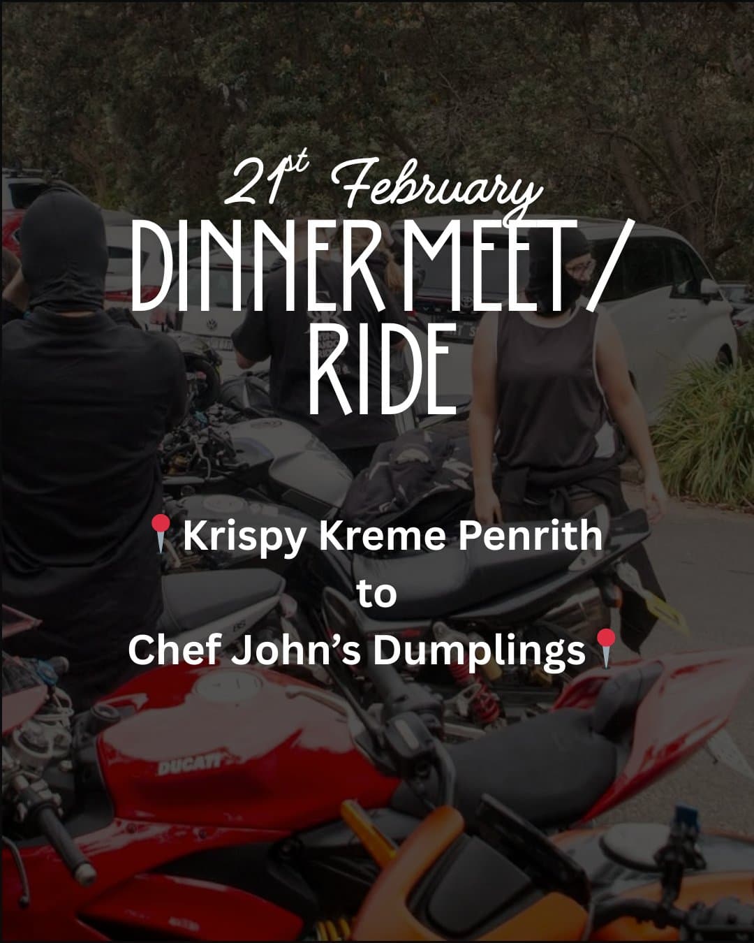 Dinner Meet/Ride