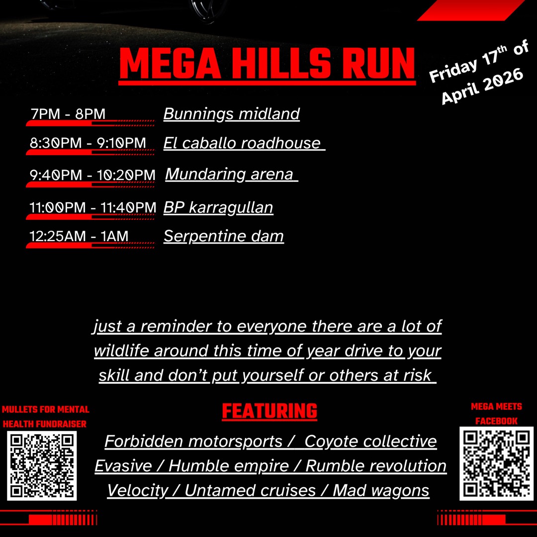 Perth mega meets hills run