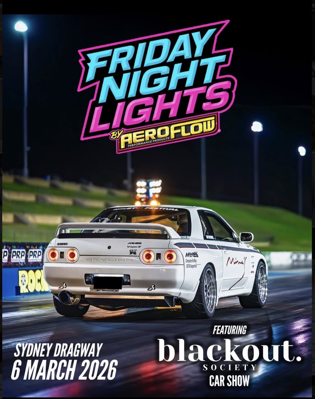 Friday night lights by Aeroflow x Blackout Society