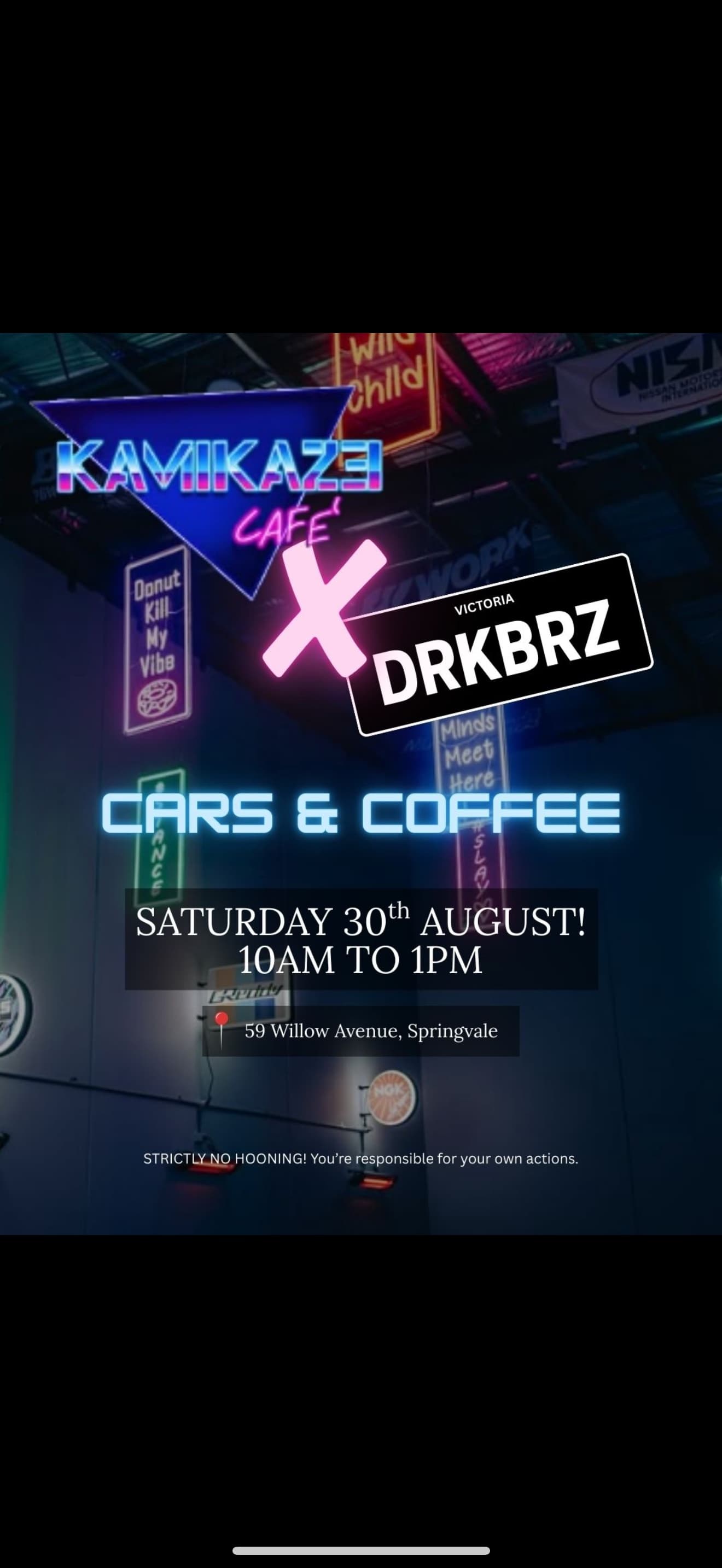Kamikaze Cafe x DRKBRZ Cars and Coffee