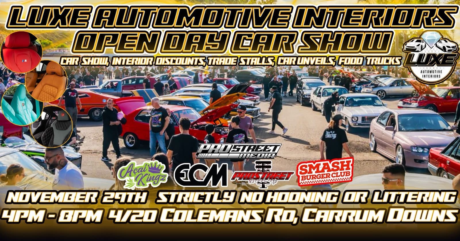 Luxe Automotive Interiors Open Day Car Show