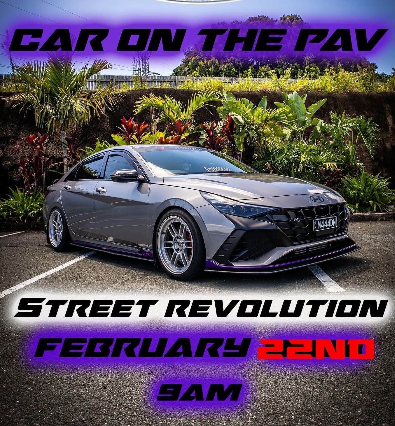 Cars on the Pav