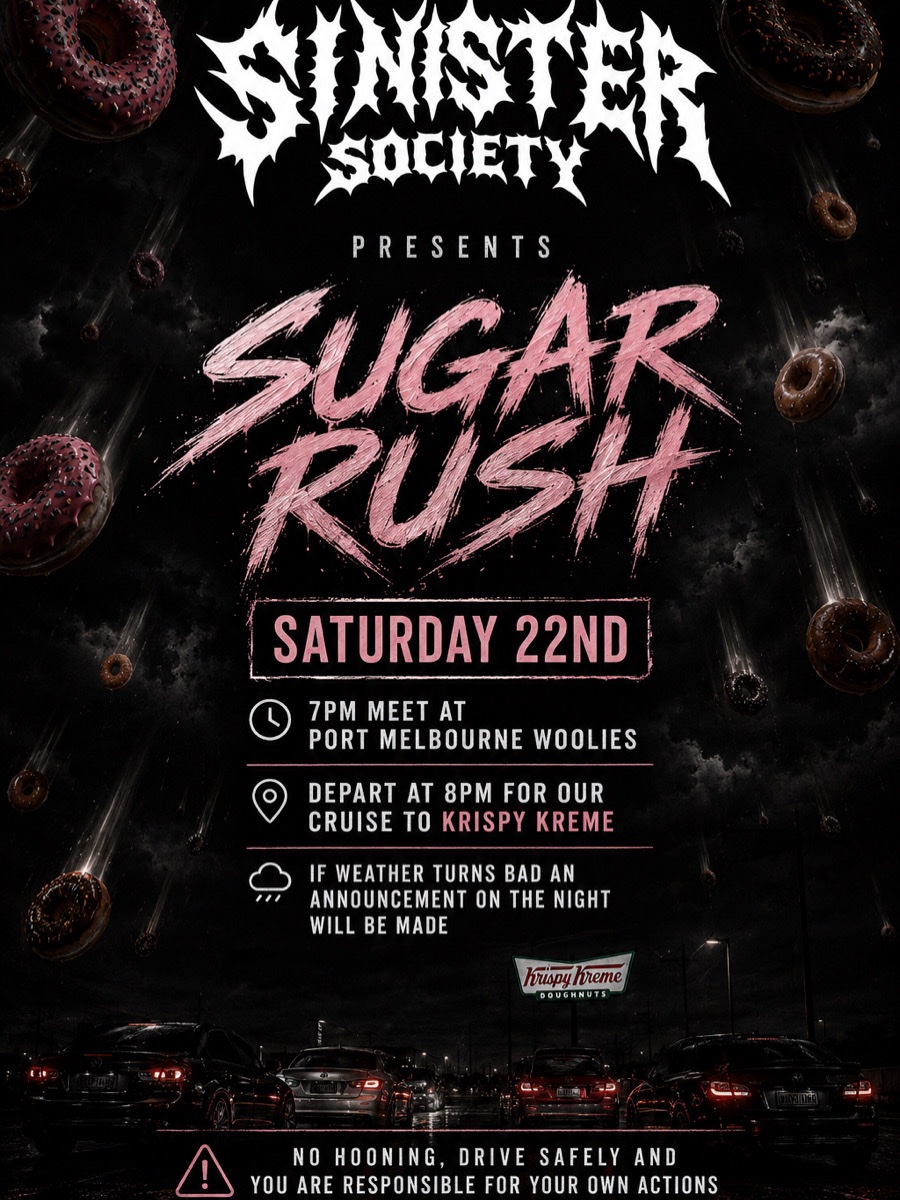 SINISTER SOCIETY PRESENTS SUGAR RUSH🍩