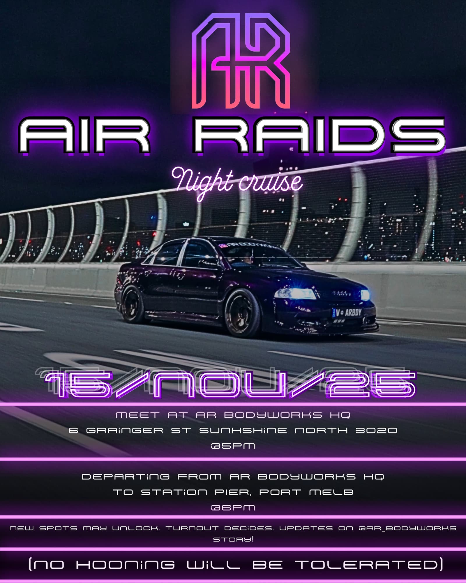AIRRAIDS NIGHT CRUISE