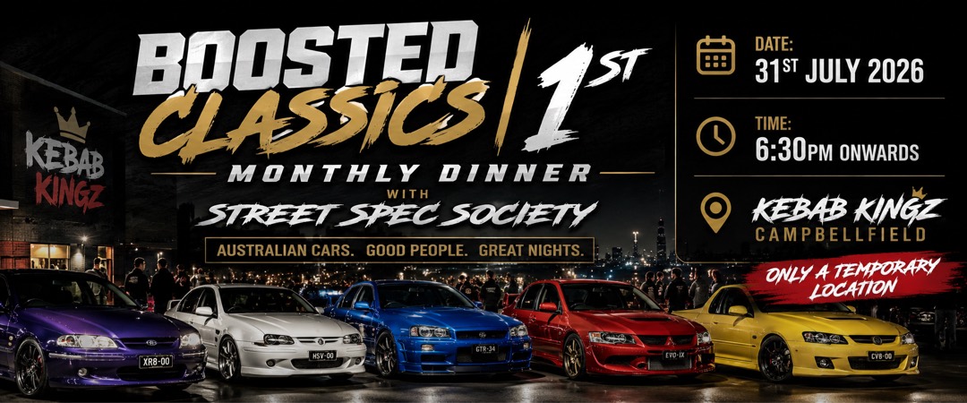 Boosted Classics x Street Spec Society Monthly Dinner