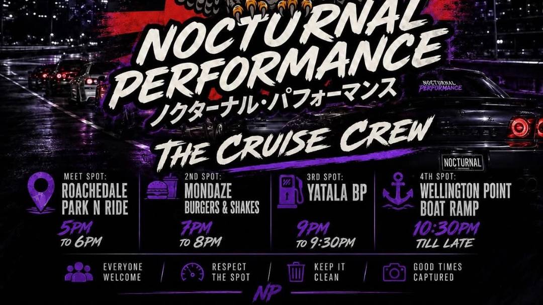 🦉🦉NOCTURNAL PERFORMANCE🦉🦉 MEET AND CRUISE 