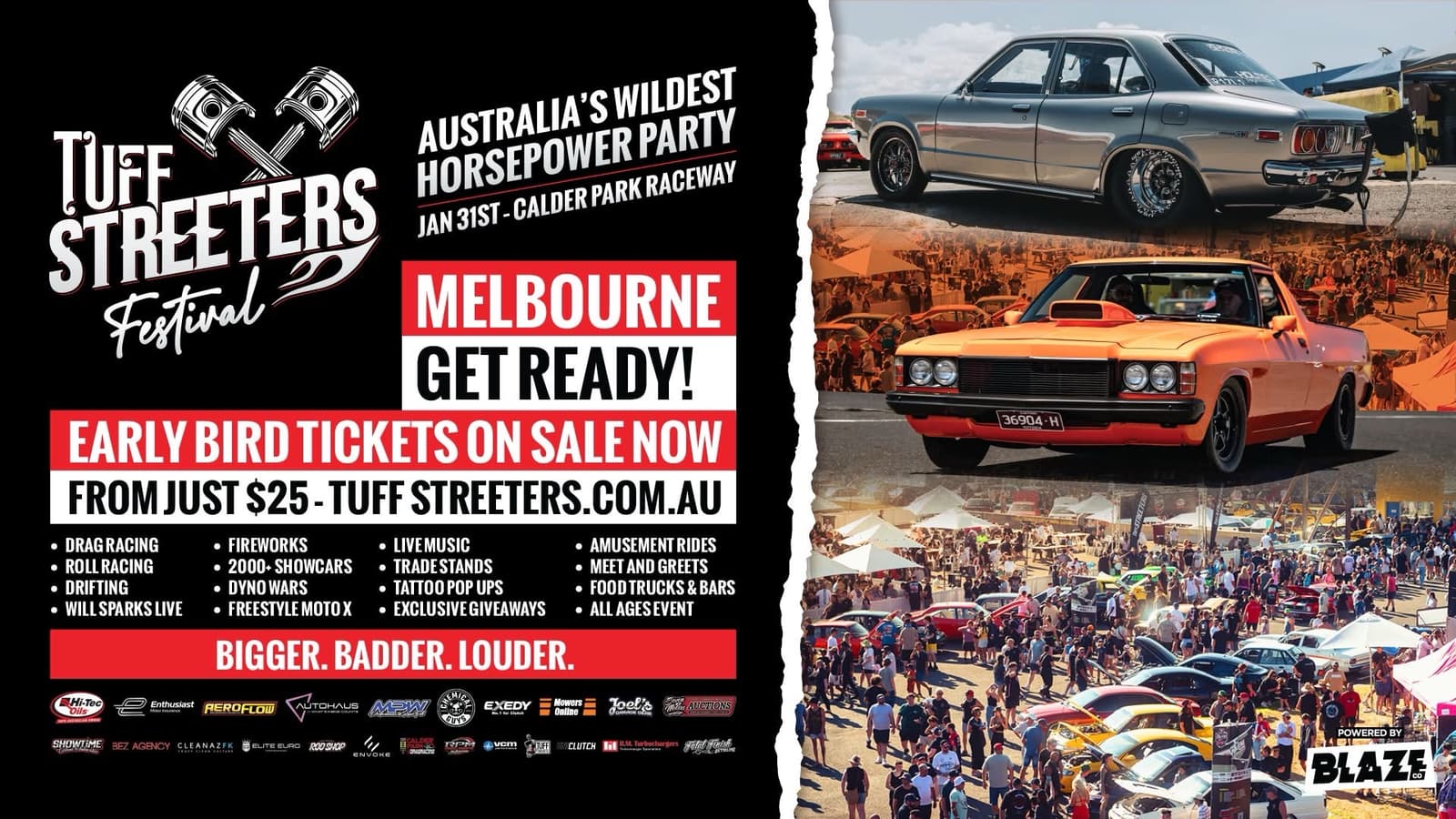 Tuff Streeters Festival 2026 Presented by Hitec Oils