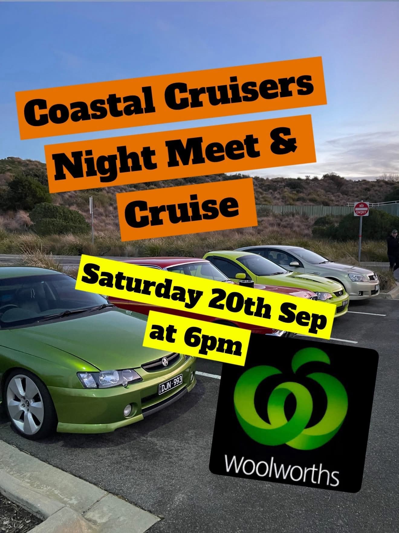 Coastal cruisers Cowes woolies night meet and cruise