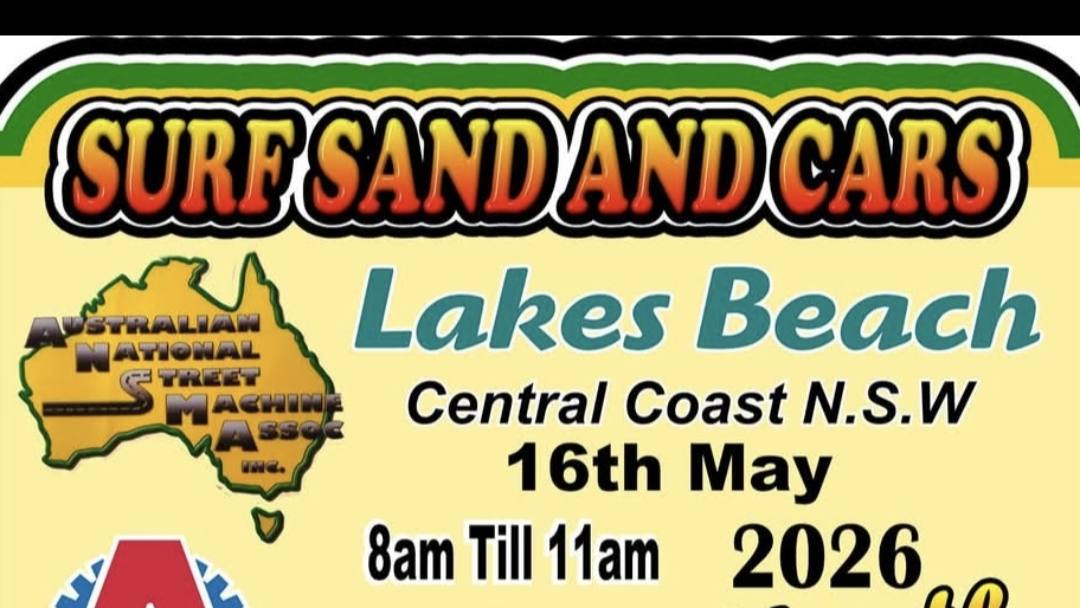 Surf Sand and Cars at Lakes Beach
,About
get down to the lakes beach in your weekend cruiser every 3rd Saturday for good food and coffee with car enthusiasts