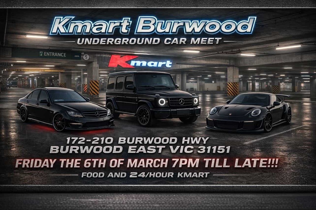 Burwood underground car meet