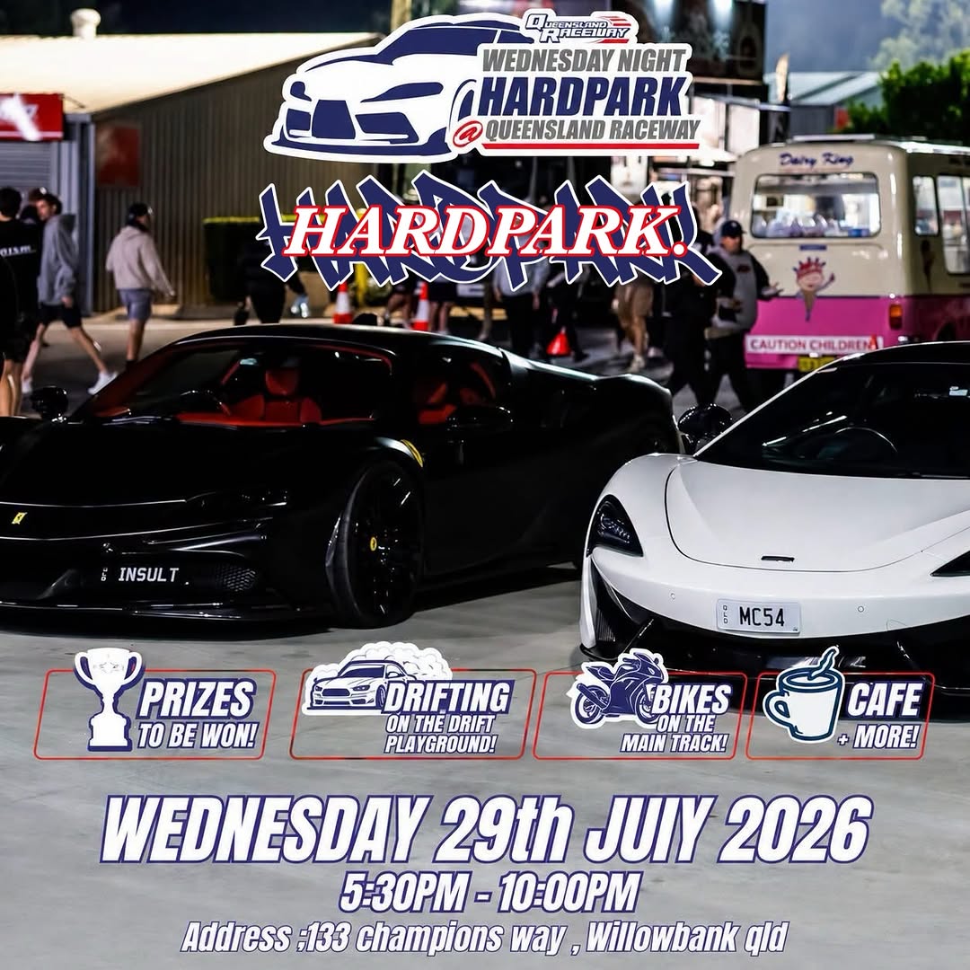 QLD Raceway x Hardpark Show & Shine