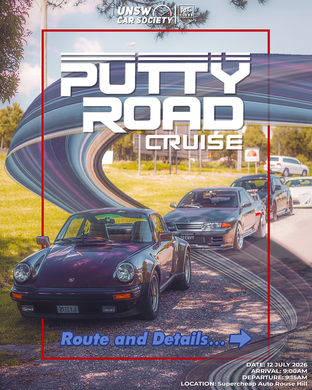 Putty Road Cruise - Rouse Hill to Grey Gum Cafe