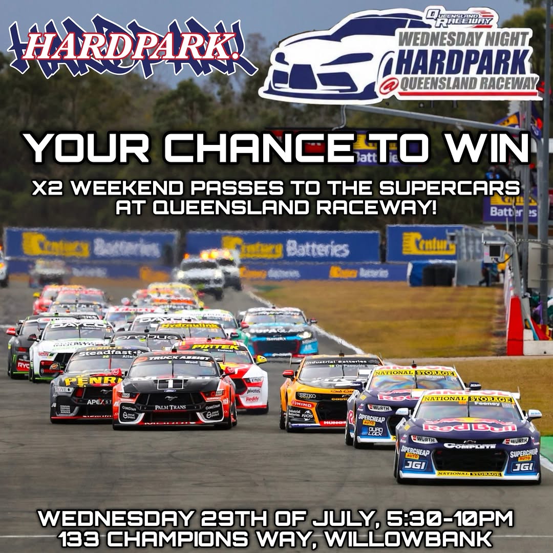 The Supercars at QLD Raceway