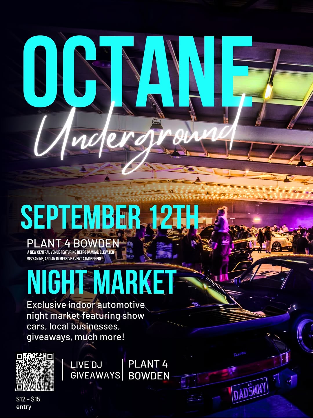 Octane Underground - Neon Lit Indoor Car Show