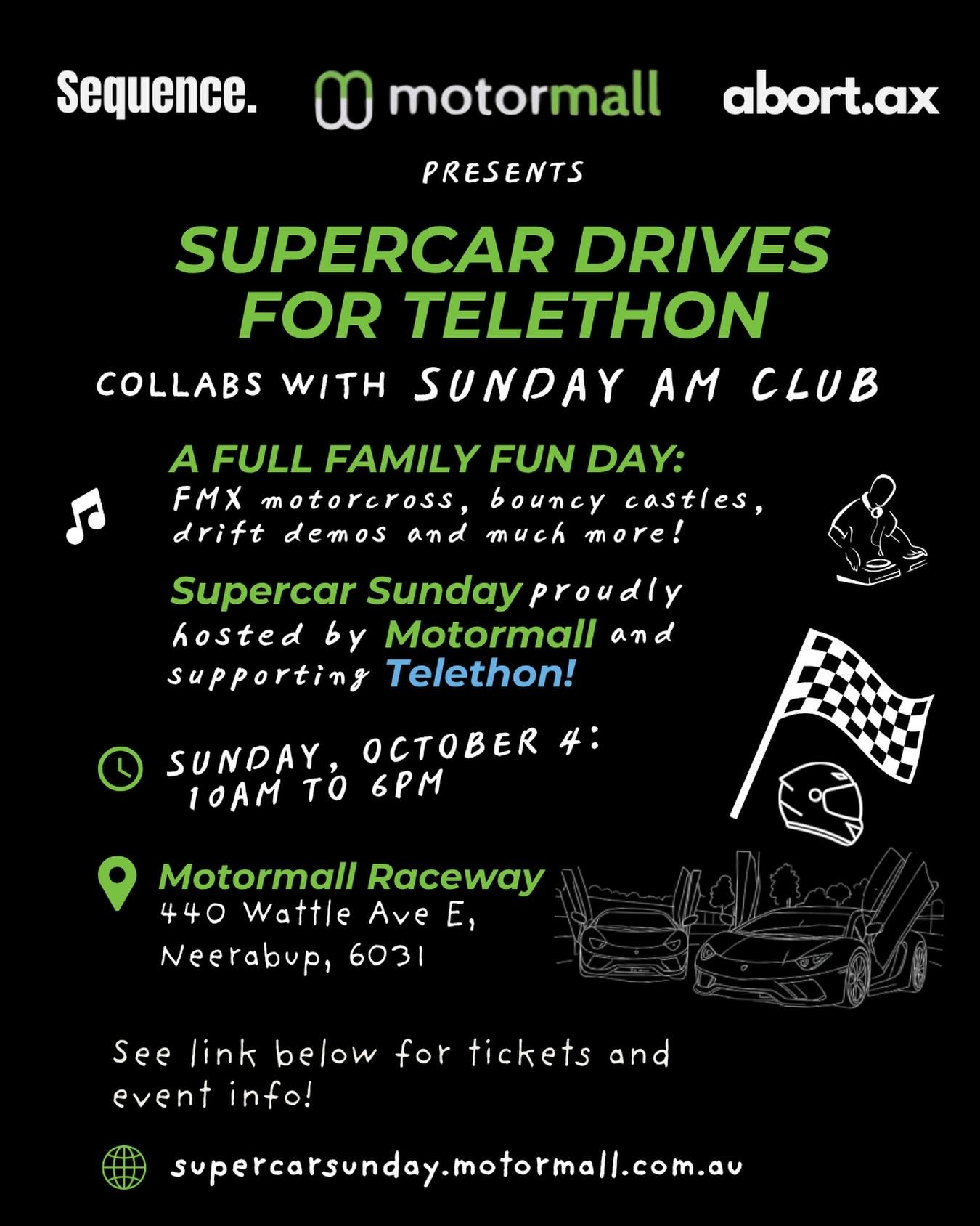 Supercar Drives for Telethon