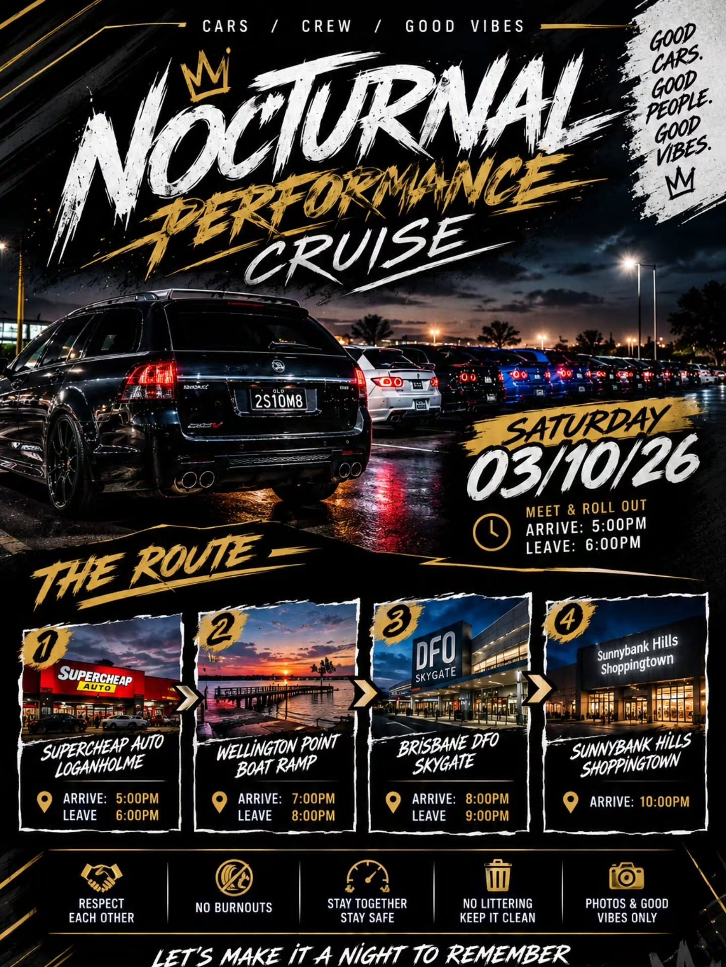 Nocturnal Performance Cruise